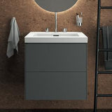 Ideal Standard Möbelwaschtisch Extra 610x510x150 mm Weiß mit 3 Hahnlöchern und Überlauf