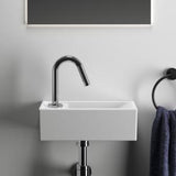 Ideal Standard i.life S Handwaschbecken 370x210x120mm, 1 Hahnloch links, ohne Überlauf, Weiß
