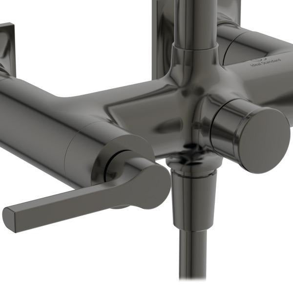 Ideal Standard Duschsystem Joy Neo mit Brausearmatur und Hebelgriffen in Chrom