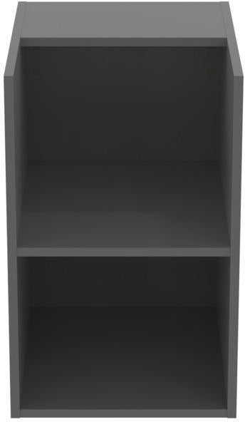 IDEAL STANDARD i.life B Seitenelement für Waschtischplatte, 2 offene Fächer, 400x505x630 mm, Weiß matt