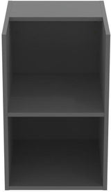 IDEAL STANDARD i.life B Seitenelement für Waschtischplatte, 2 offene Fächer, 400x505x630 mm, Weiß matt