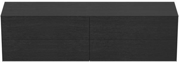 Ideal Standard WT-Unterschrank Conca, 4 Auszüge, ohne Ausschnitt, 1987x505x550 mm, Walnuss Dunkel