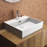 Ideal Standard Extra Aufsatzwaschtisch 500x450mm Weiß mit Überlauf und 1 Hahnloch