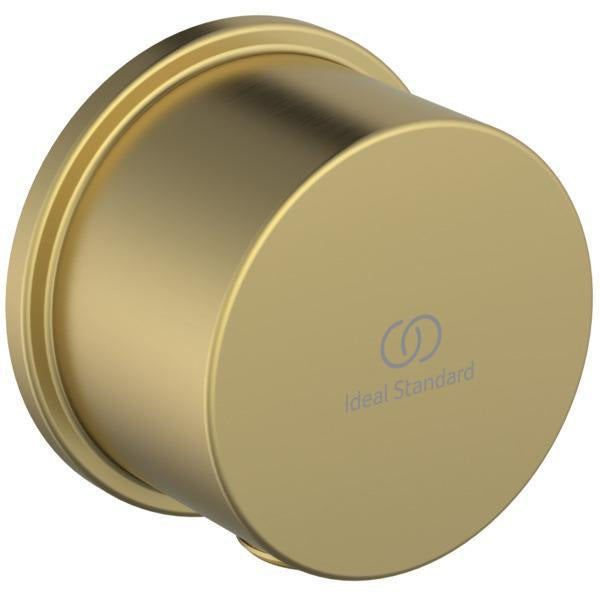 IDEAL STANDARD Idealrain Atelier Wandanschlussbogen G1/2 Brushed Gold mit Rosette