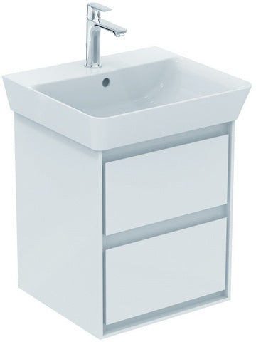 IDEAL STANDARD Connect Air Schubladenfront unten für Waschtischunterschrank 430 mm Weiß glänzend