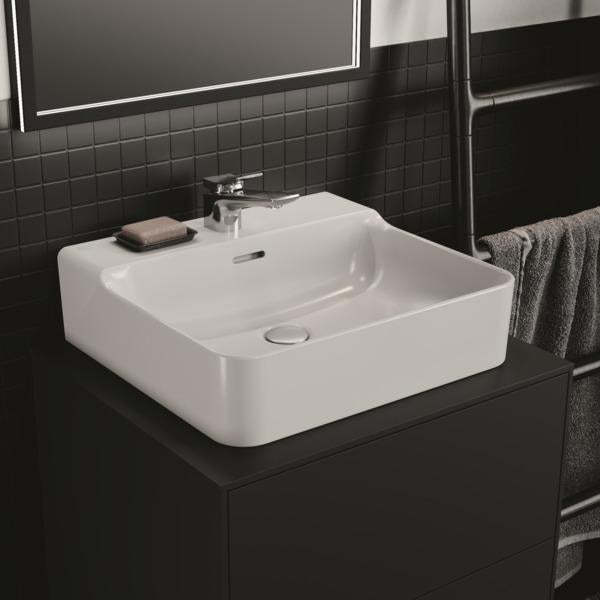 Ideal Standard Conca Aufsatzwaschtisch 500x450x165 mm Weiß 1 Hahnloch mit Überlauf