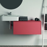 Ideal Standard Conca Waschtischunterschrank 802 mm, 1 Auszug, Push-Open & Softclose, Weiß Matt