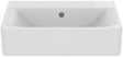 Ideal Standard Waschtisch Connect Cube, ohne Hahnloch, mit Überlauf, 550x460x175 mm, Weiß