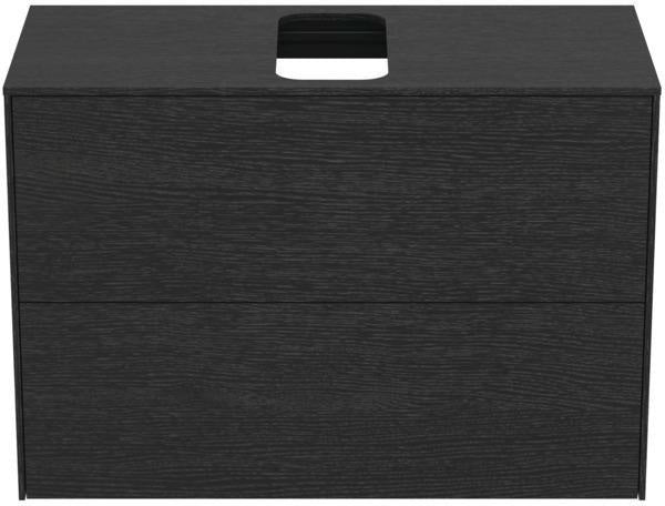 Ideal Standard Conca Waschtischunterschrank Eiche hell 802 mm – 2 Auszüge, Push-Open, wandhängend