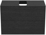 Ideal Standard Conca Waschtischunterschrank Eiche hell 802 mm – 2 Auszüge, Push-Open, wandhängend