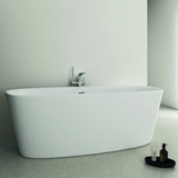 Ideal Standard Duo-Badewanne Dea freistehend 1900x900mm mit Ablauf und Überlauf in Weiß