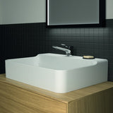 Ideal Standard Conca Aufsatzwaschtisch 600x450x145mm, 1 Hahnloch, ohne Überlauf, Weiß