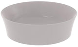 Ideal Standard Ipalyss Aufsatzwaschtisch 400x400mm Seidenweiß ohne Hahnloch ohne Überlauf