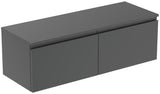 Ideal Standard Finesse Waschtischunterschrank 1202 mm mit 2 Auszügen in Greige matt