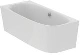 IDEAL STANDARD D-Form-Badewanne Dea 1800x800x610mm Weiß, links, mit Ablauf