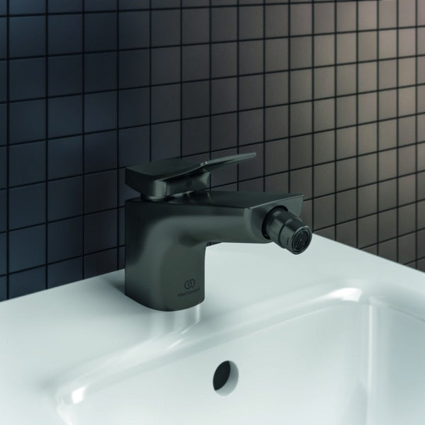 Ideal Standard Bidetarmatur Conca 133 mm mit Ablaufgarnitur Brushed Gold