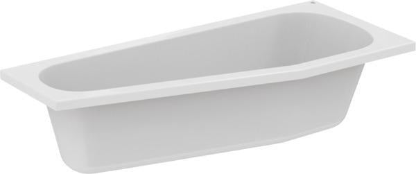 Ideal Standard Raumspar-Badewanne Hotline Neu 1600x700mm asymmetrisch rechts Weiß