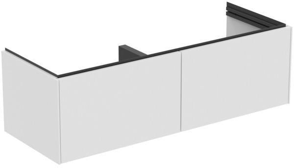 Ideal Standard Conca Möbelwaschtischunterschrank 1200 mm, 2 Auszüge, Weiß Matt