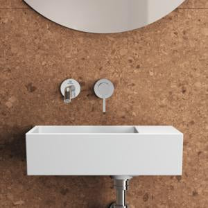 Ideal Standard Handwaschbecken Extra 450x250x150mm Weiß, ohne Hahnloch, mit Überlauf, Ablage rechts
