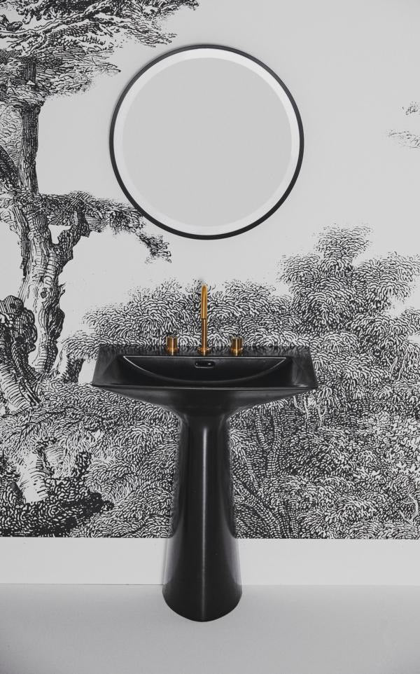Ideal Standard Joy 3-Loch Waschtischarmatur in Brushed Gold mit Ablaufgarnitur, 127 mm Ausladung