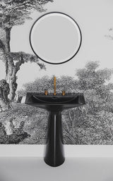Ideal Standard Joy 3-Loch Waschtischarmatur in Brushed Gold mit Ablaufgarnitur, 127 mm Ausladung