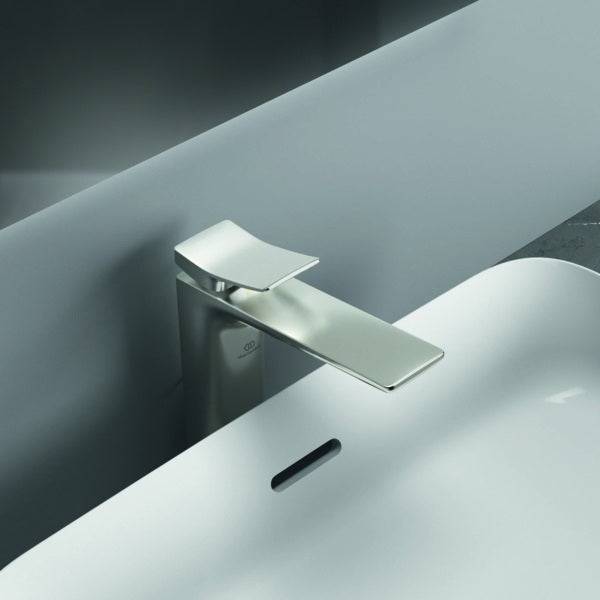 Ideal Standard Conca Waschtischarmatur Brushed Gold mit Ablaufgarnitur und 150 mm Auslauf