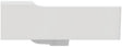 Ideal Standard Conca Aufsatzwaschtisch 1000x450x165mm, 3 Hahnlöcher, mit Überlauf, Weiß