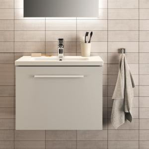 Ideal Standard i.life S Möbelwaschtisch 610 mm, 1 Hahnloch, mit Überlauf, Weiß
