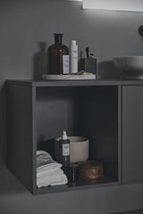 IDEAL STANDARD i.life B Seitenelement 400x505x440 mm Coffee Oak – 1 offenes Fach, wandhängend