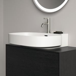 IDEAL STANDARD Aufsatzwaschtisch Linda-X 600x500mm, 1 Hahnloch, mit Überlauf, weiß