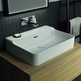 Ideal Standard Aufsatzwaschtisch Conca 600x450x165mm geschliffen Weiß ohne Hahnloch