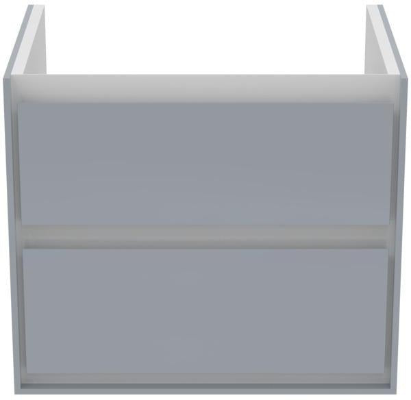 IDEAL STANDARD Connect Air Waschtischunterschrank 600 mm, 2 Auszüge, Weiß Glanz/Matt