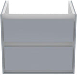 IDEAL STANDARD Connect Air Waschtischunterschrank 600 mm, 2 Auszüge, Weiß Glanz/Matt