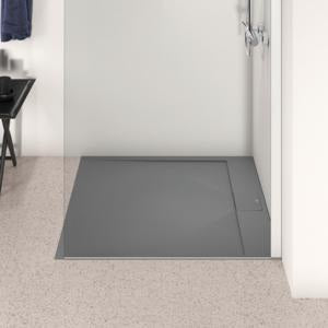 Ideal Standard Ultra Flat S i.life Quadrat-Brausewanne 1000x1000x30 mm Carraraweiß