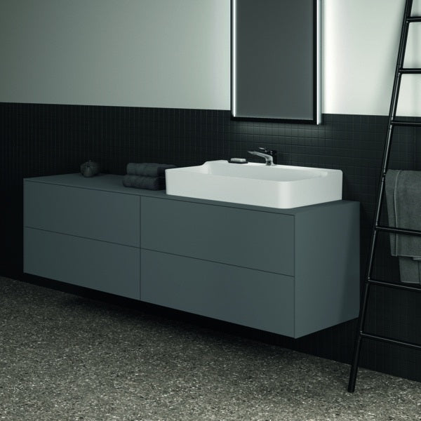 Ideal Standard Conca WT-Unterschrank 1987 mm, 4 Auszüge, Eiche geflammt, Push-Open & Softclose