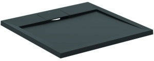 Ideal Standard Ultra Flat S i.life Quadrat-Brausewanne 700x700x30 mm Carraraweiß – Mineralguss mit Rutschhemmung