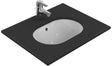 Ideal Standard Unterbauwaschtisch Connect oval 480x350 mm ohne Hahnloch mit Überlauf Weiß