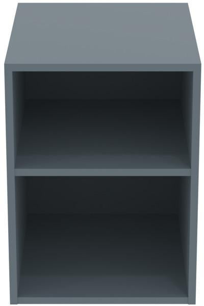 IDEAL STANDARD Finesse Seitenelement 400x505x540mm Greige matt – Wandhängend mit 2 offenen Fächern