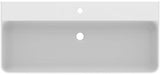 Ideal Standard Conca Aufsatzwaschtisch 1000x450 mm, 1 Hahnloch, ohne Überlauf, Weiß