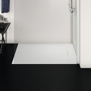 Ideal Standard Ultra Flat S i.life Brausewanne 1200x800x30 mm Carraraweiß – Mineralguss mit Rutschhemmung