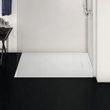 Ideal Standard Ultra Flat S i.life Brausewanne 1200x800x30 mm Carraraweiß – Mineralguss mit Rutschhemmung