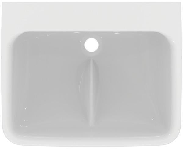 Ideal Standard Contour 21+ Hygiene-Waschtisch 500 mm Weiß SmartGuard ohne Hahnloch