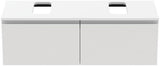 Ideal Standard Finesse Waschtischunterschrank 1200 mm mit 2 Auszügen und Softclose in Greige matt