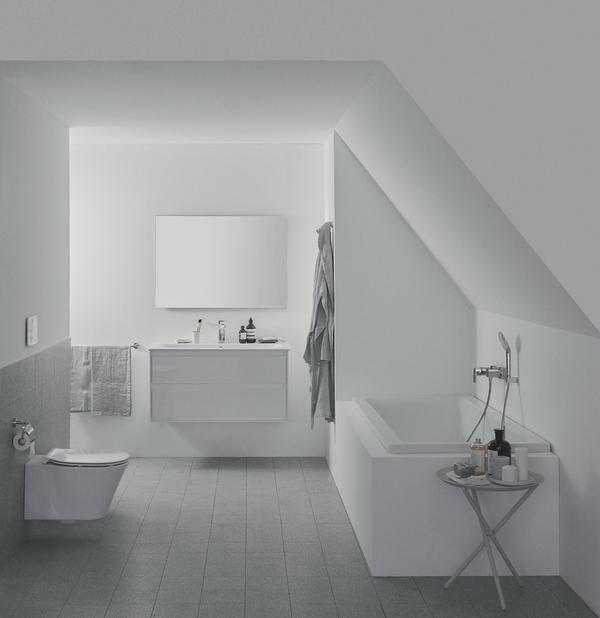 Ideal Standard Duo-Badewanne Connect Air 1700x750x475 mm Weiß – 2-Sitzer mit Mittelablauf