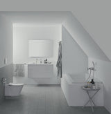 Ideal Standard Duo-Badewanne Connect Air 1700x750x475 mm Weiß – 2-Sitzer mit Mittelablauf