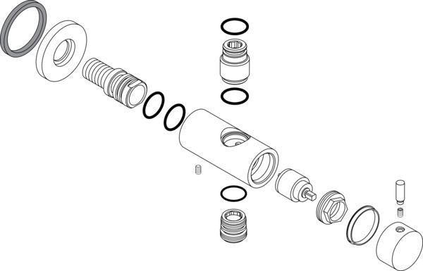 IDEAL STANDARD Innenkörper G1/2 M26X1.5 Chrom – Ersatzteil für Sanitärarmaturen