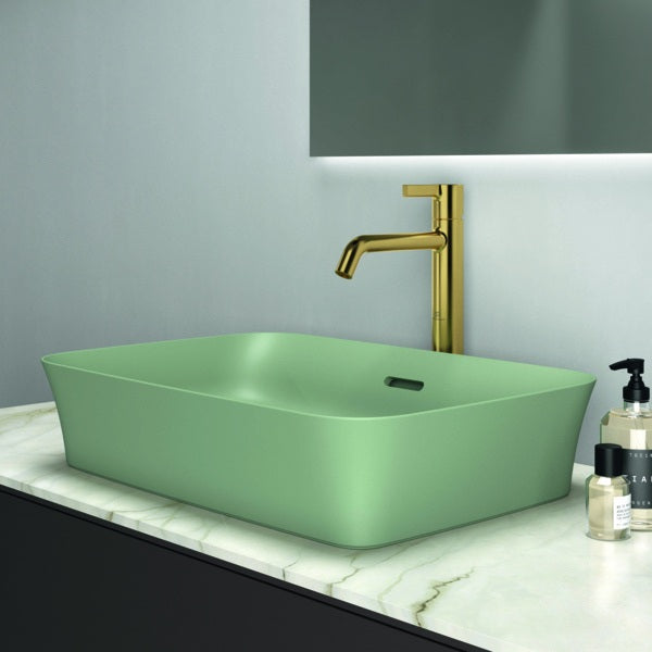 Ideal Standard Conca Waschtischplatte 1202x505x6 mm Keramik Feinsteinzeug Marmor Calacatta