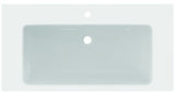 Ideal Standard i.life B Möbelwaschtisch 1010 mm, 1 Hahnloch, mit Überlauf, Weiß