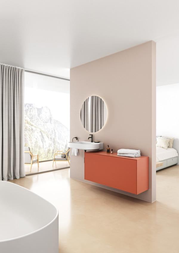 IDEAL STANDARD Handtuchring Conca rund in Brushed Gold – Wandmontage mit verdeckter Befestigung