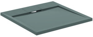 Ideal Standard Ultra Flat S i.life Quadrat-Brausewanne 700x700x30 mm Carraraweiß – Mineralguss mit Rutschhemmung